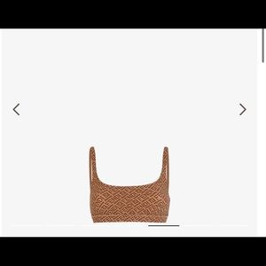 FENDI X SKIMS Scoop Bralette Single M